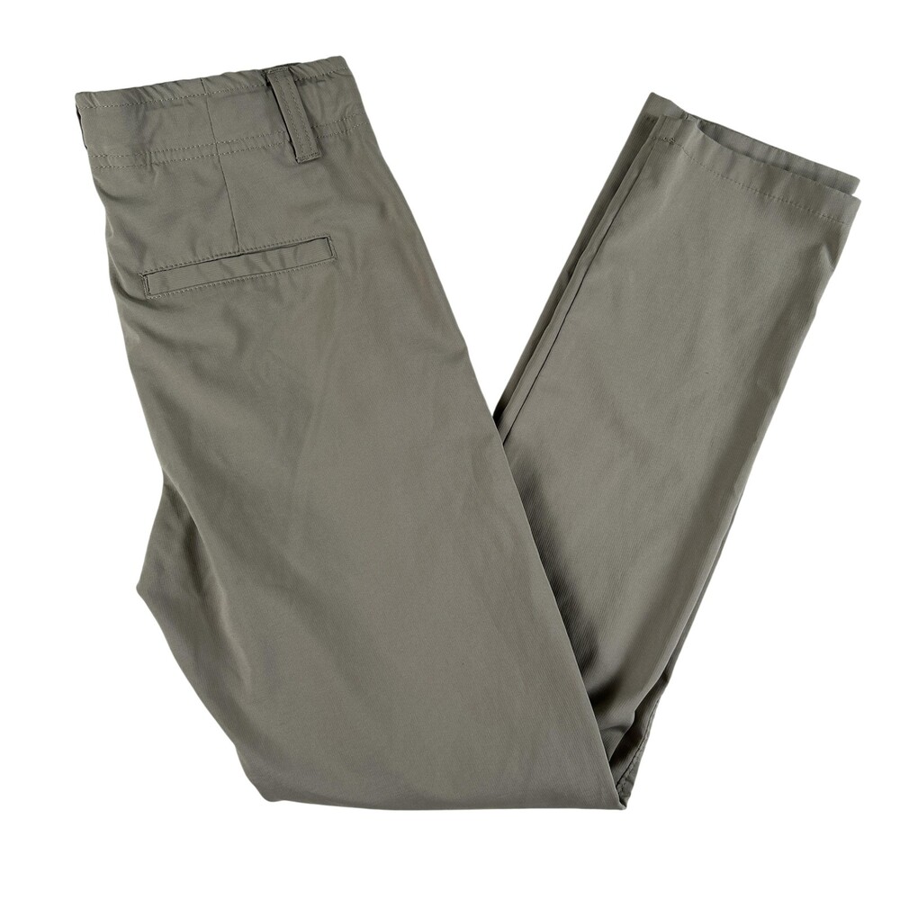 IZOD Pants Boys 12 Beige School Uniform Adjustable Waist Stretch Chino